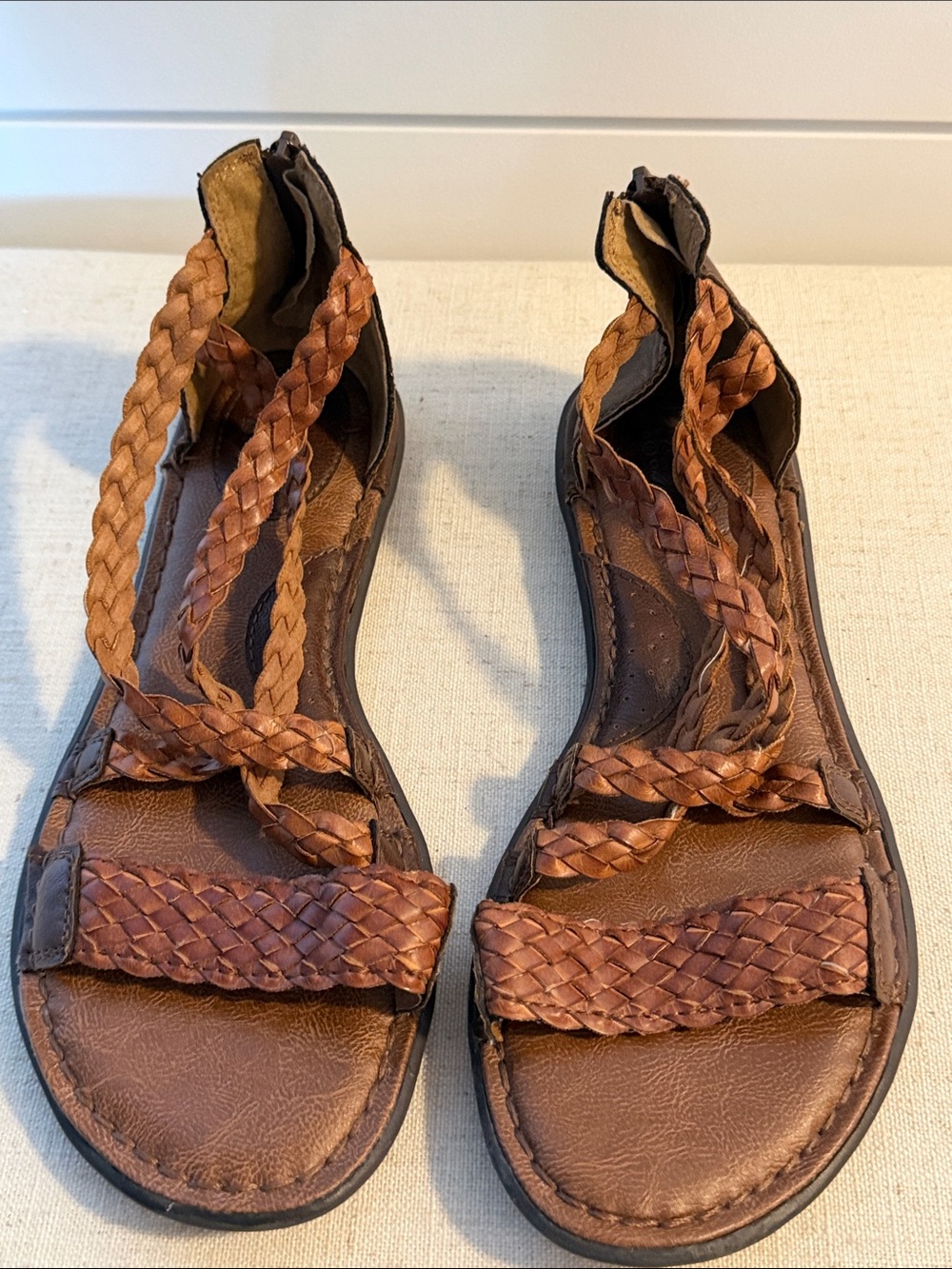 b.o.c. Braided straps brown Women's Sandals - Picture 6 of 6